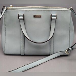 Authentic Kate Spade Blue Saffiano Leather Bag